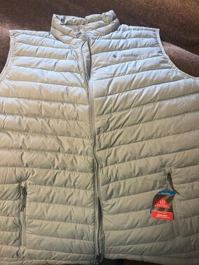 Columbia Pale teal Quilted Insulated Vest